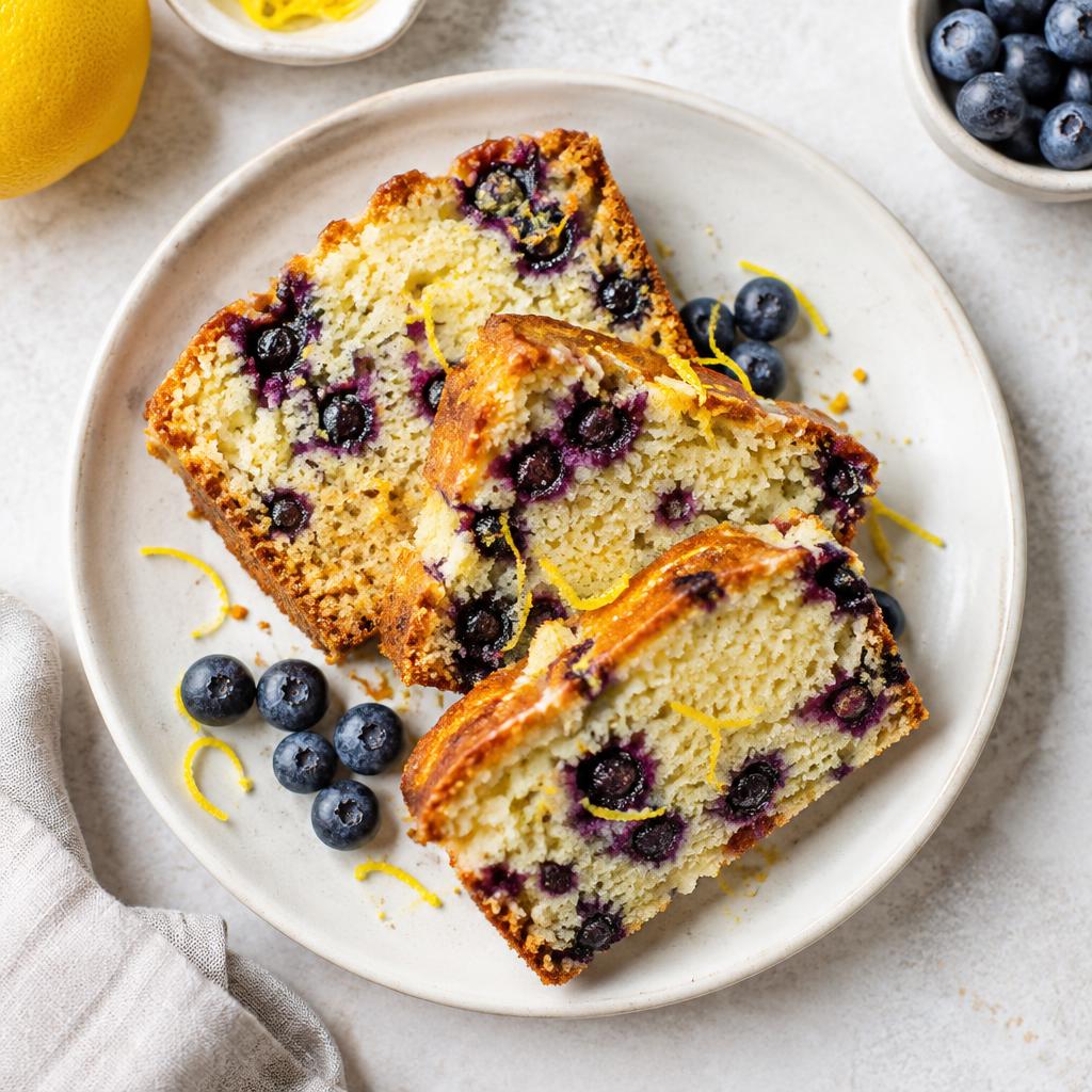 Blueberry lemon loaf